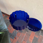 Vintage IKEA Hatten Table Transparent Blue Designed  by Ehlen Johansson