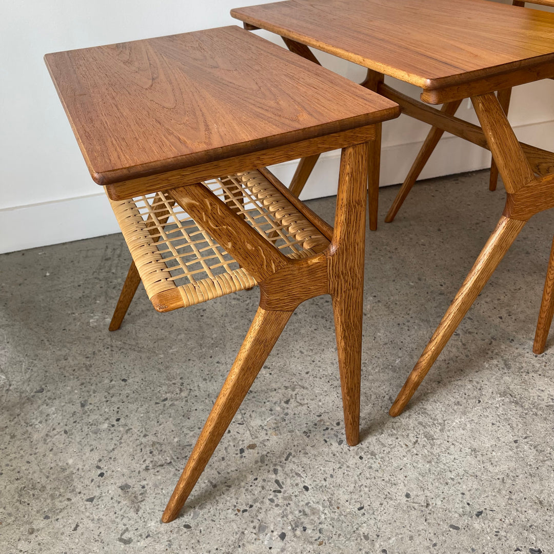Mid-Century Teak Nesting Tables by Johannes Andersen, Denmark