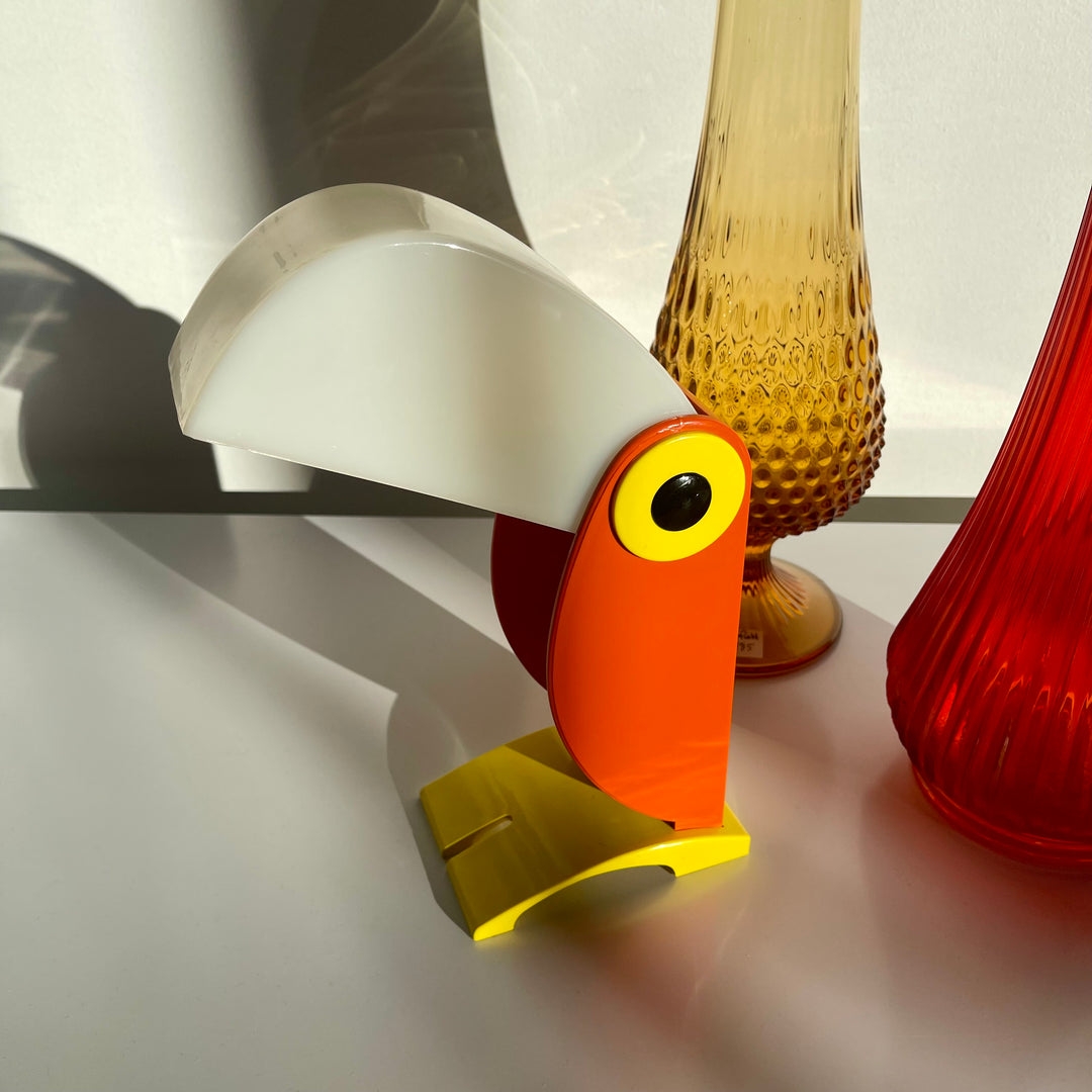 Vintage Toucan Lamp