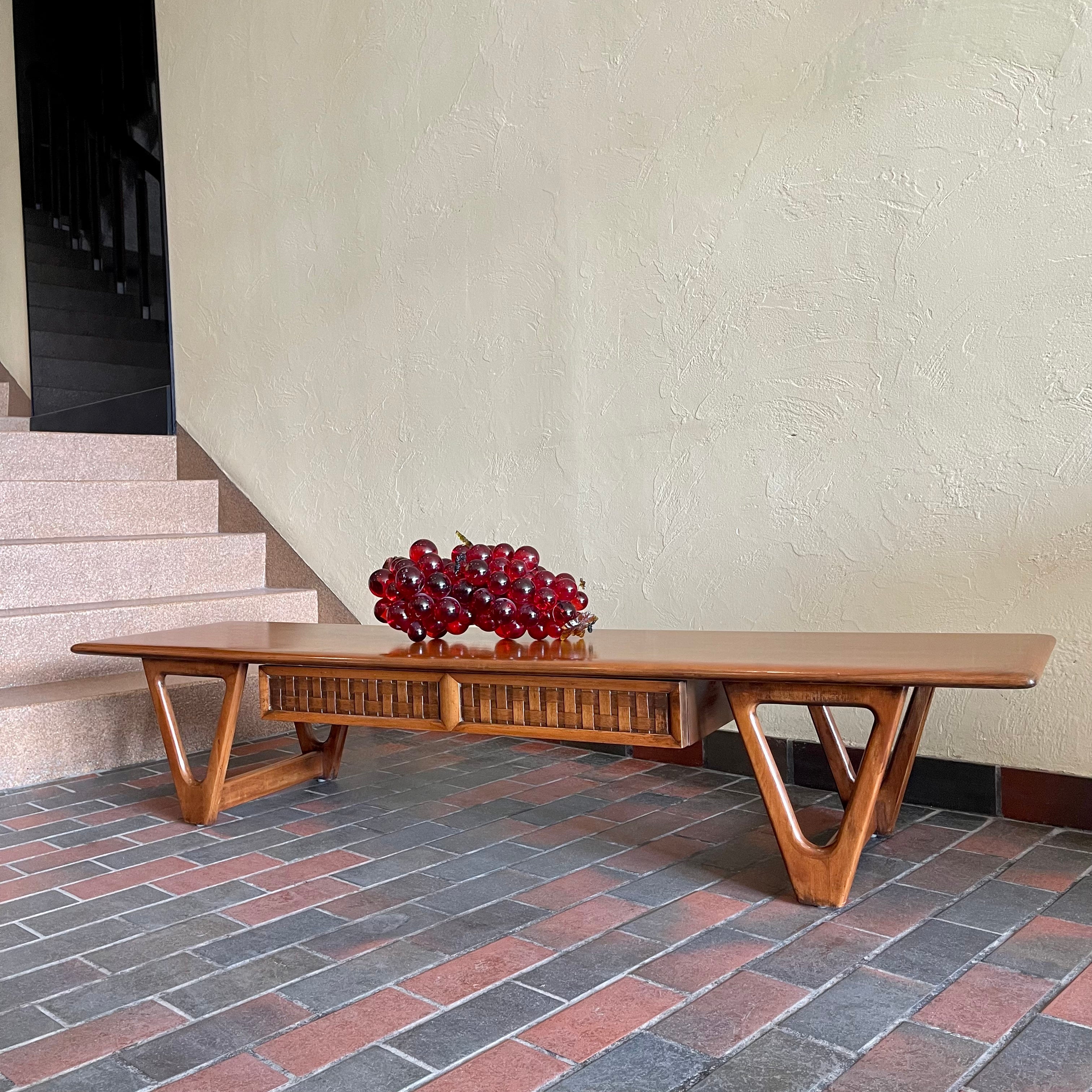 Mid Century Modern Walnut Coffee Table by LANE | Mr. Mansfield Vintage 