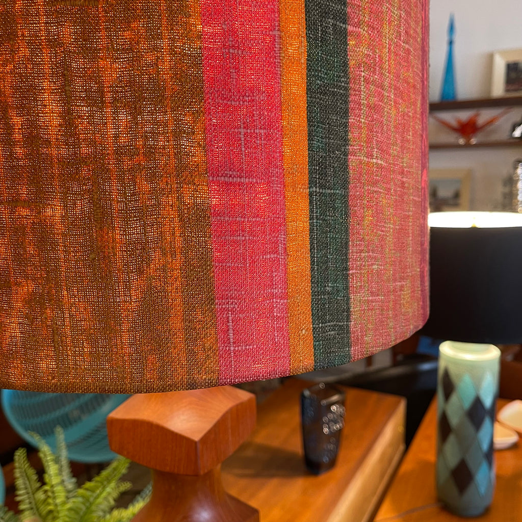 Solid Teak Mid-Century Modern Lamp