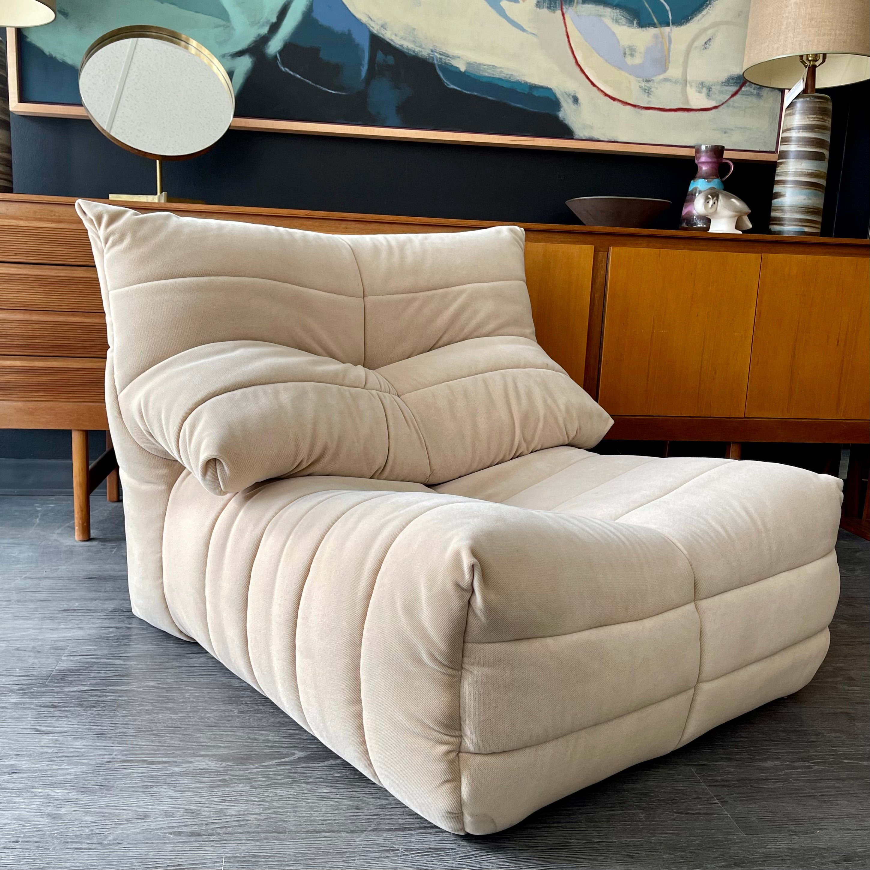 Midcentury Modern Vintage RS Associates Exclusive Collection Upholstered Lounge Chair | Mr. Mansfield Vintage 