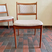 Set of Six Solid Teak Mid Century Modern Spottrup Dining Chairs | Mr. Mansfield Vintage Store 