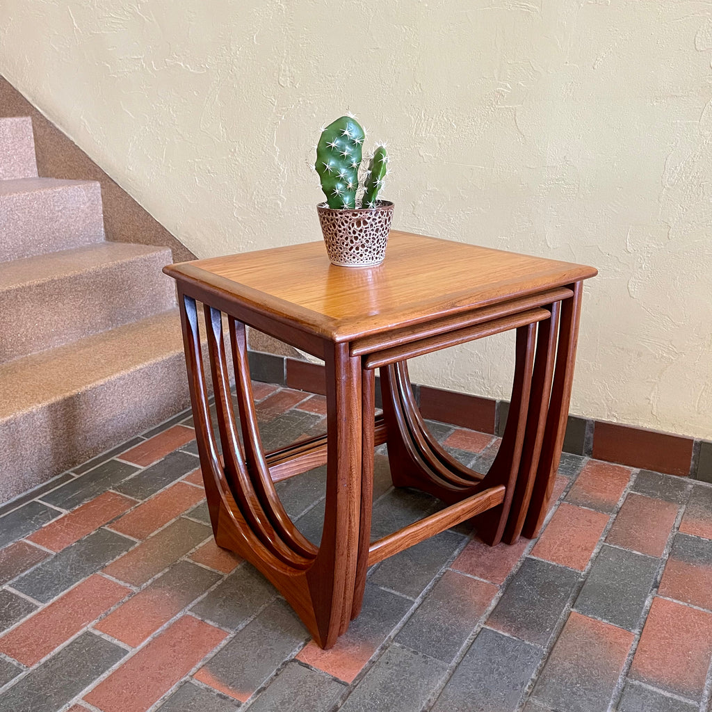 Mid Century Teak "ASTRO" Nesting Tables by G Plan | Mr. Mansfield Vintage 