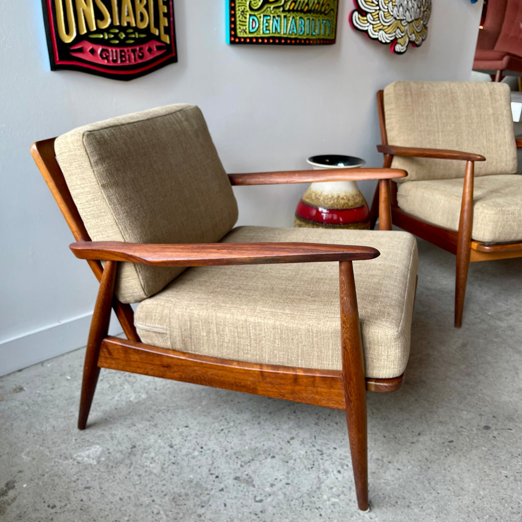 Mid-Century Teak Lounge Chairs