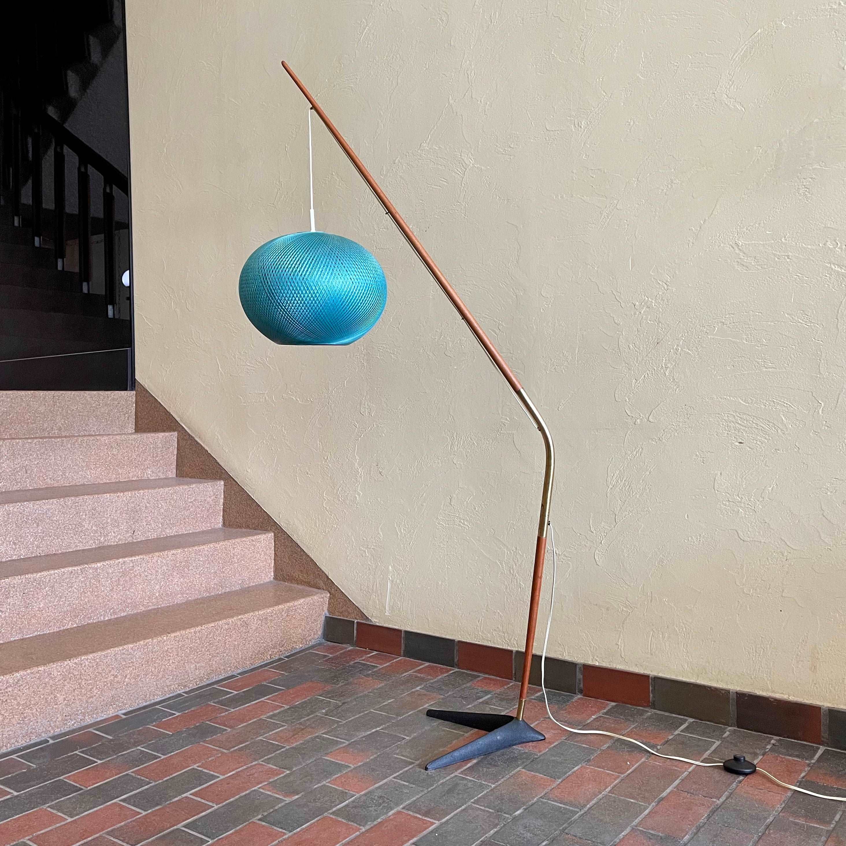 Mid Century Danish “Fishing Pole” Floor Lamp by Svend Aage Holm Sorensen | Mr. Mansfield Vintage 