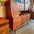 Mid-century Teak Highboard Credenza