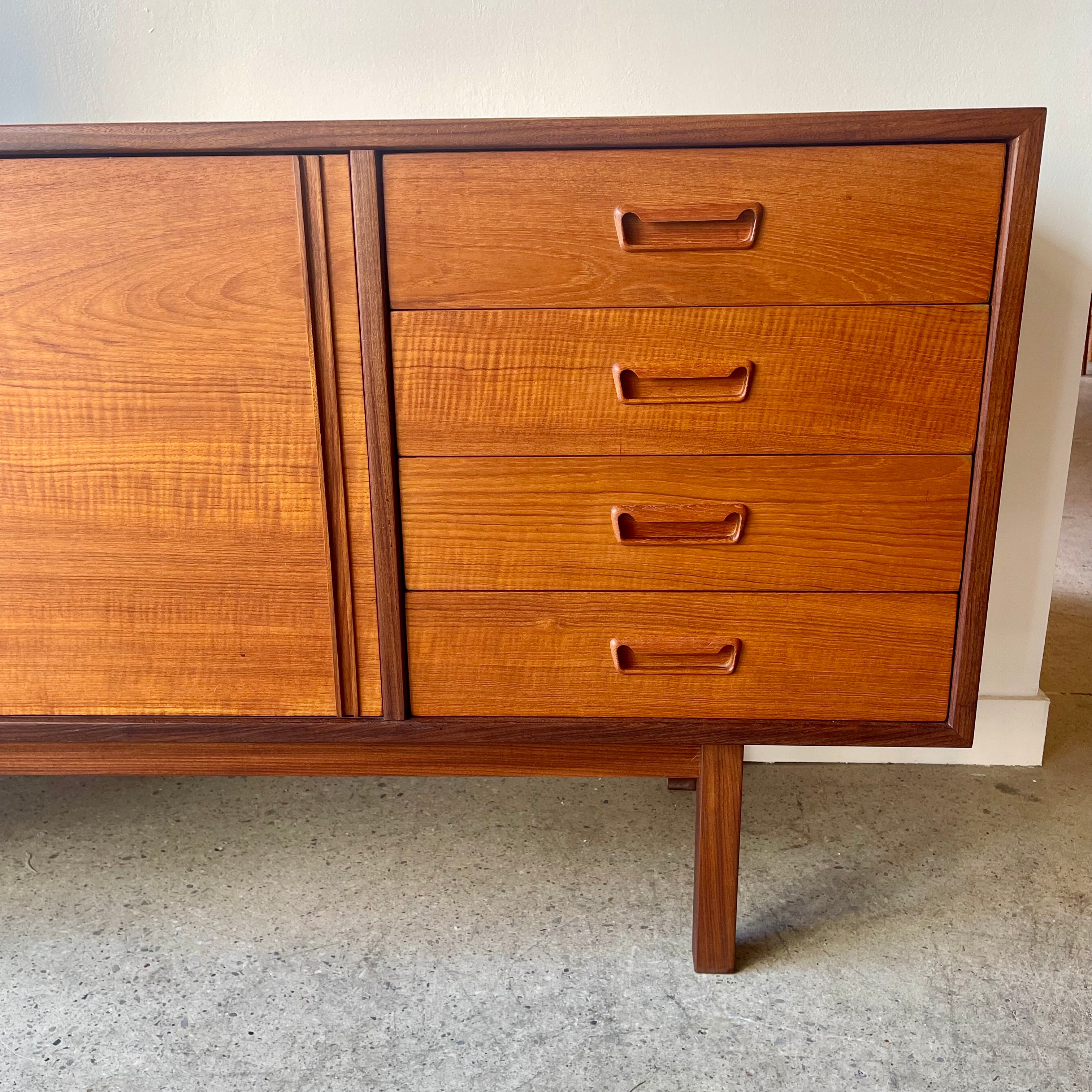 Midcentury Modern Teak RS. Associates Credenza