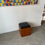 Load image into Gallery viewer, Mid-Century RS Associates Cube | Entranceway Stool
