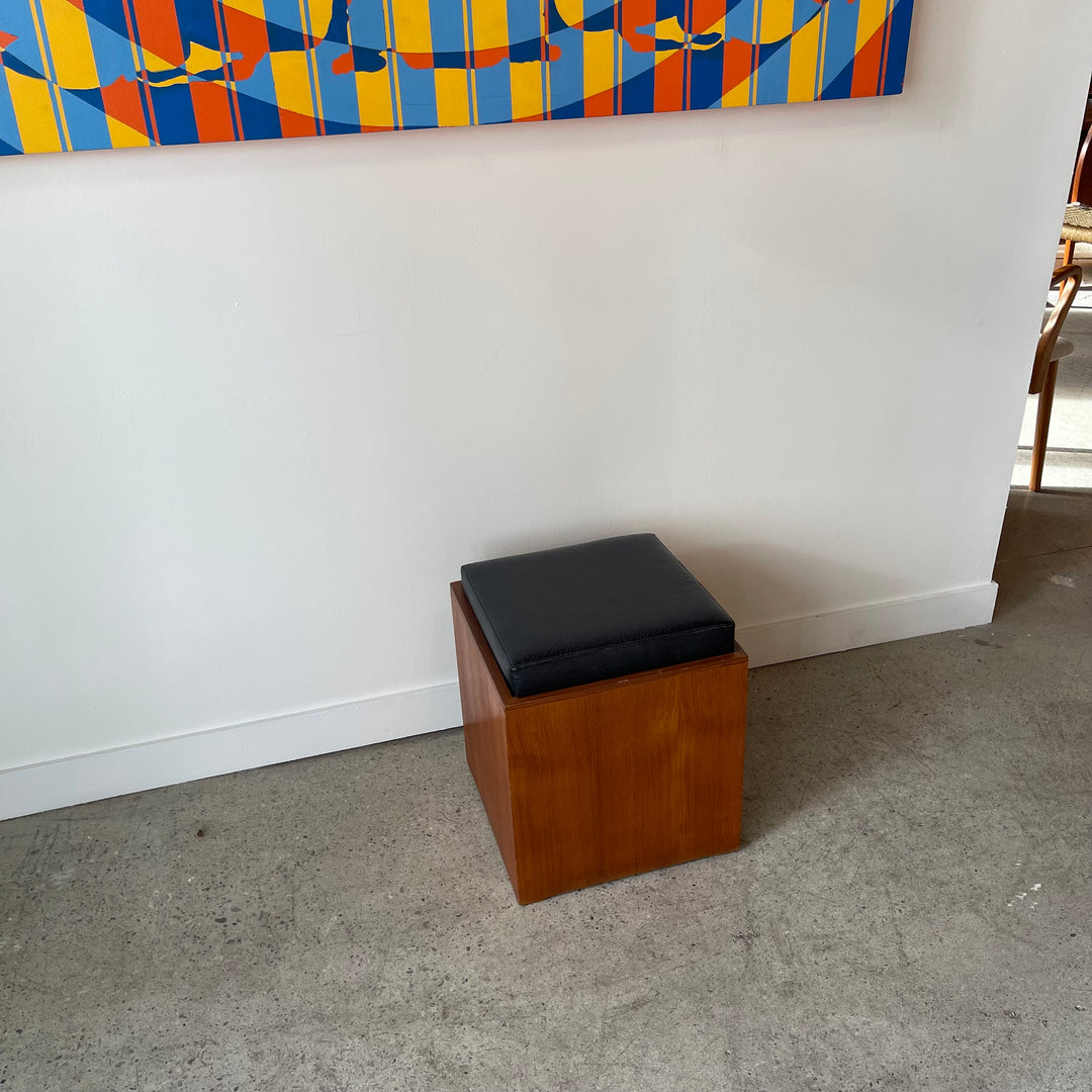Mid-Century RS Associates Cube | Entranceway Stool