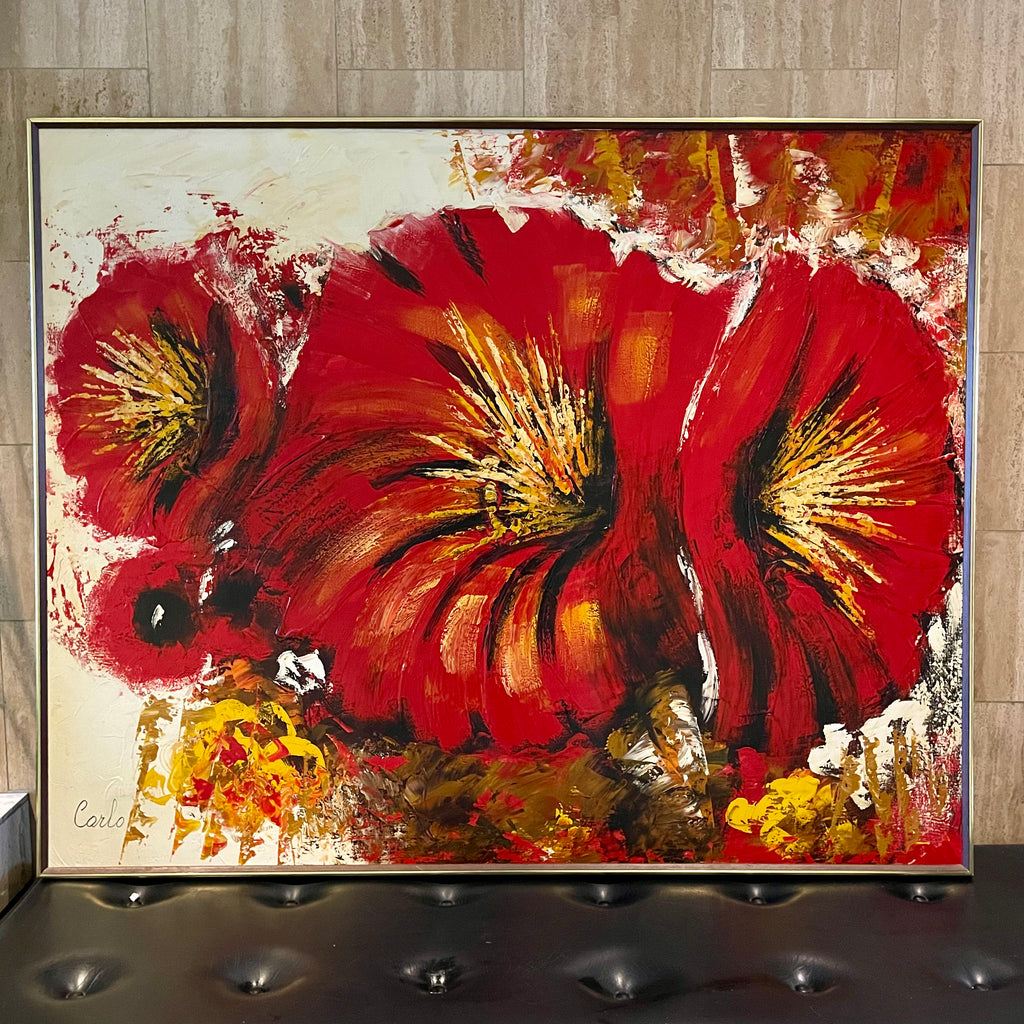 Carlo Of Hollywood Mid Century Modern Painting