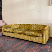 Vintage Golden Velvet Sofa | Mr. Mansfield Vintage