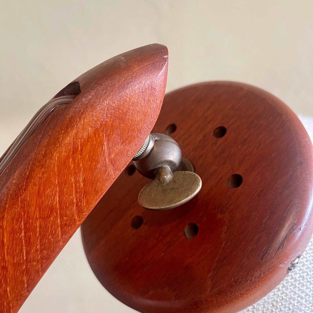 Mid Century Modern  Solid Danish Teak Arc Floor Lamp | Mr. Mansfield Vintage 