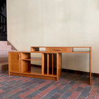  Vintage Expandable Entertainment Unit and Desk | Mr. Mansfield Vintage 
