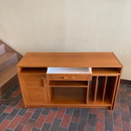  Vintage Expandable Entertainment Unit and Desk | Mr. Mansfield Vintage 