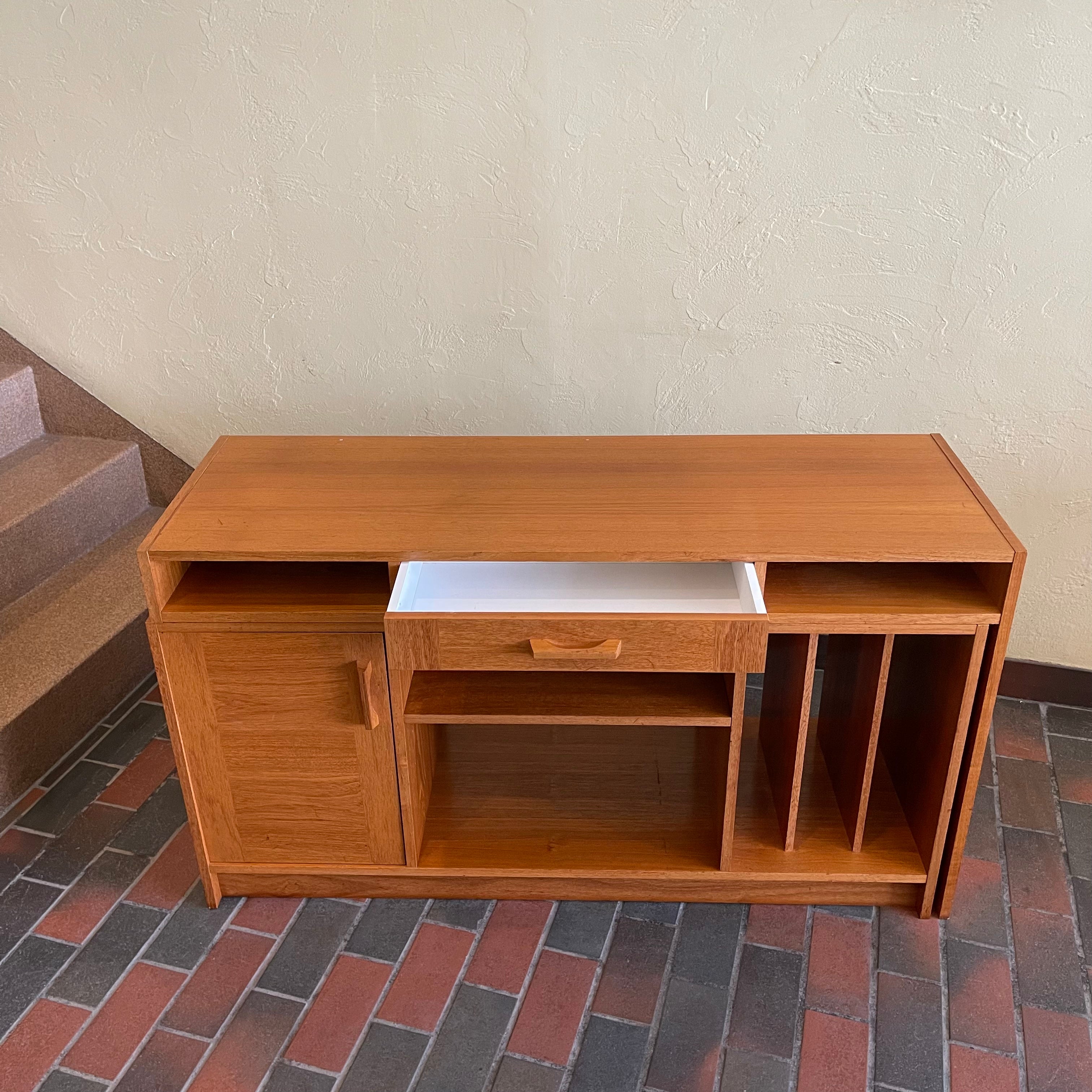  Vintage Expandable Entertainment Unit and Desk | Mr. Mansfield Vintage 