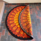  Mid Century Modern Scandinavian Starburst Raya Rug | Mr. Mansfield Vintage 