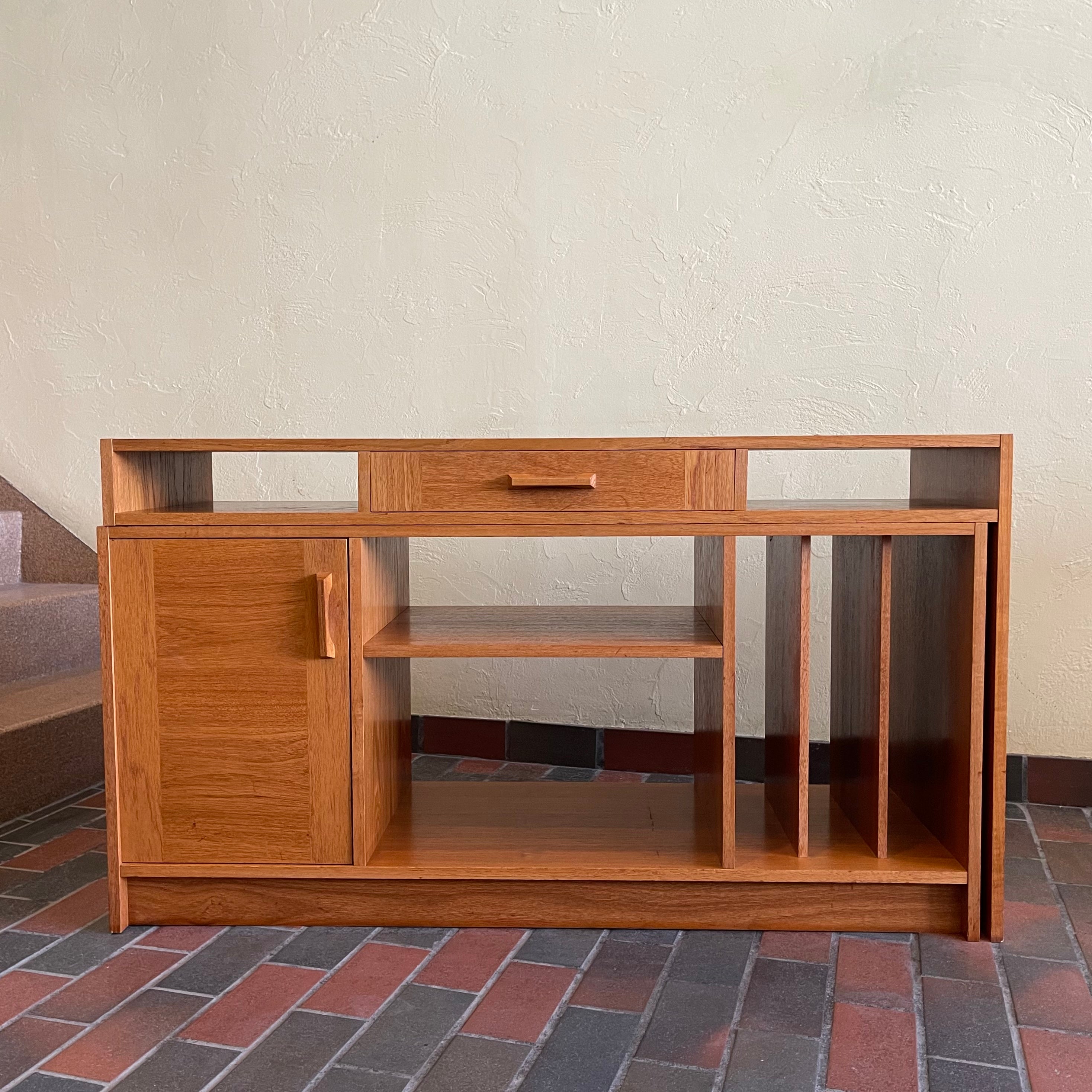  Vintage Expandable Entertainment Unit and Desk | Mr. Mansfield Vintage 