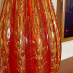 1960s Italian Barovier & Toso Murano Glass Lamp