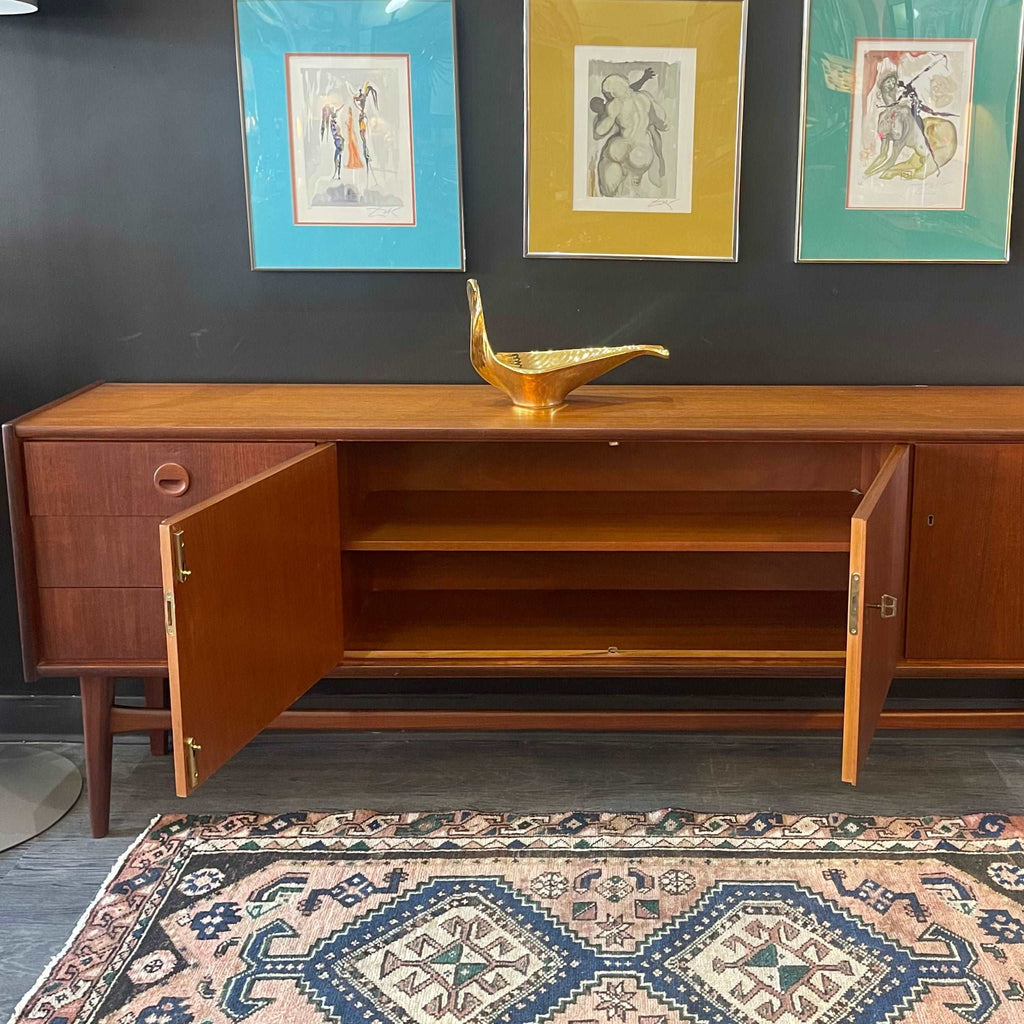 German Mid Century Modern Teak Sideboard | Credenza by BARTELS | Mr. Mansfield Vintage