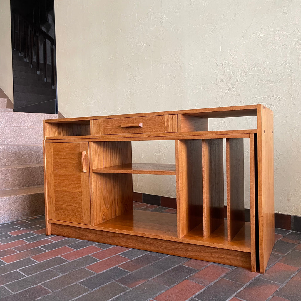  Vintage Expandable Entertainment Unit and Desk | Mr. Mansfield Vintage 