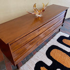 Midcentury GIBBARD Nine Drawer Walnut Dresser