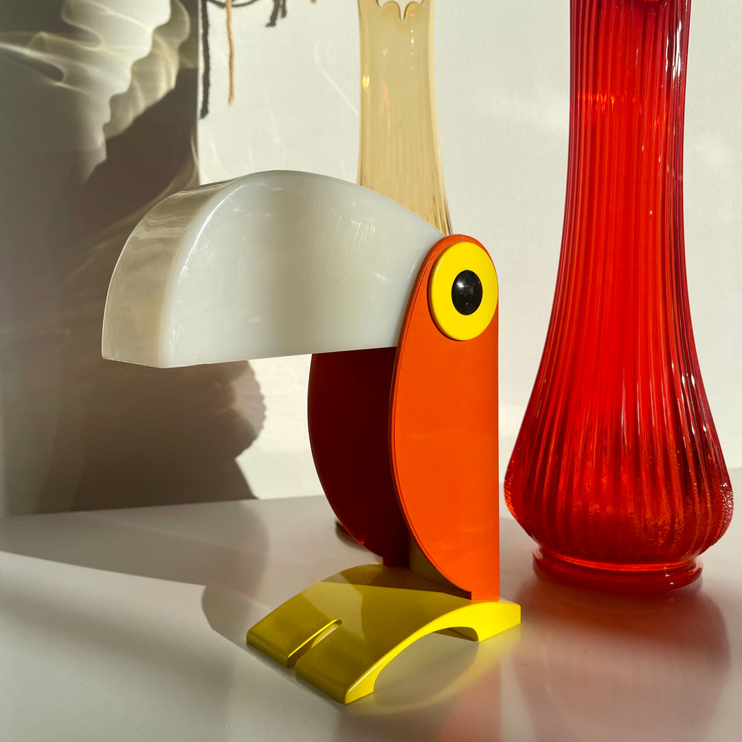 Vintage Toucan Lamp