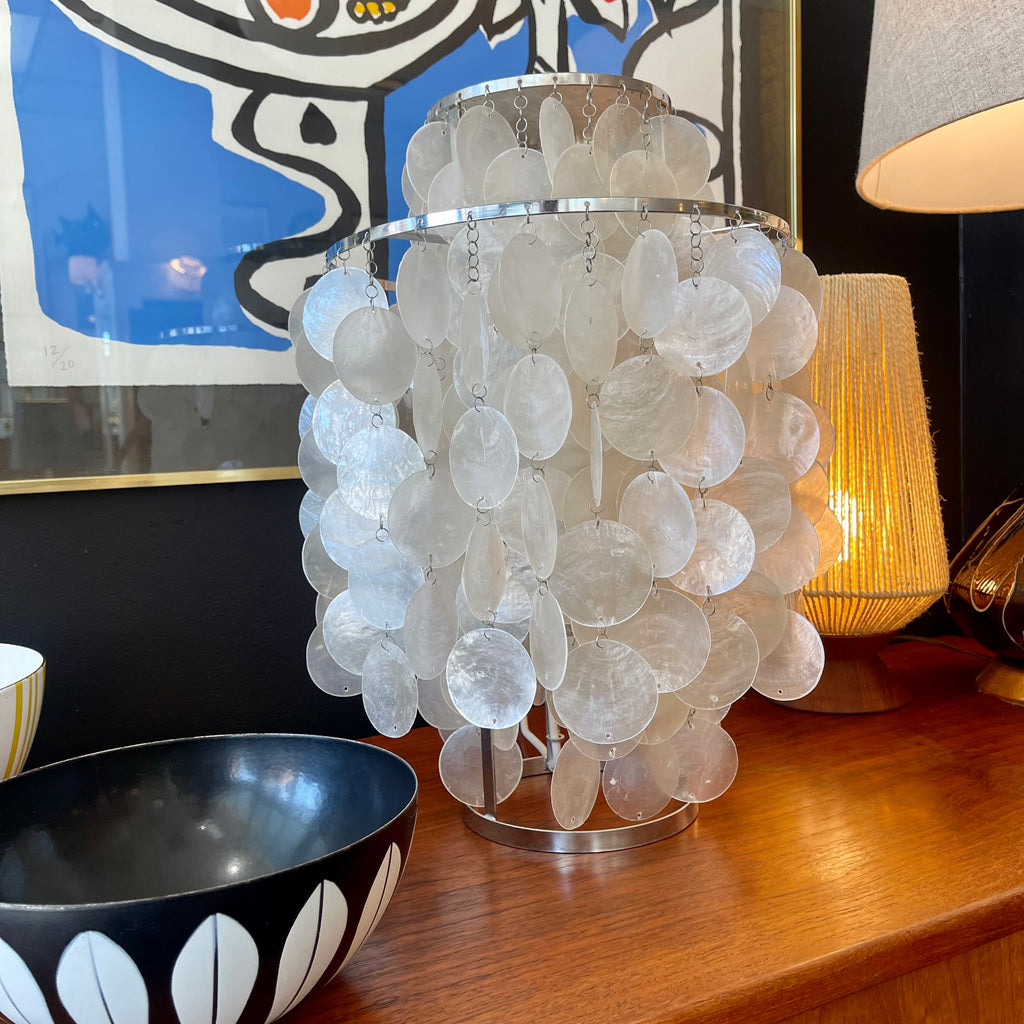 Verpan Fun 2TM Shell Table Lamp by Verner Panton