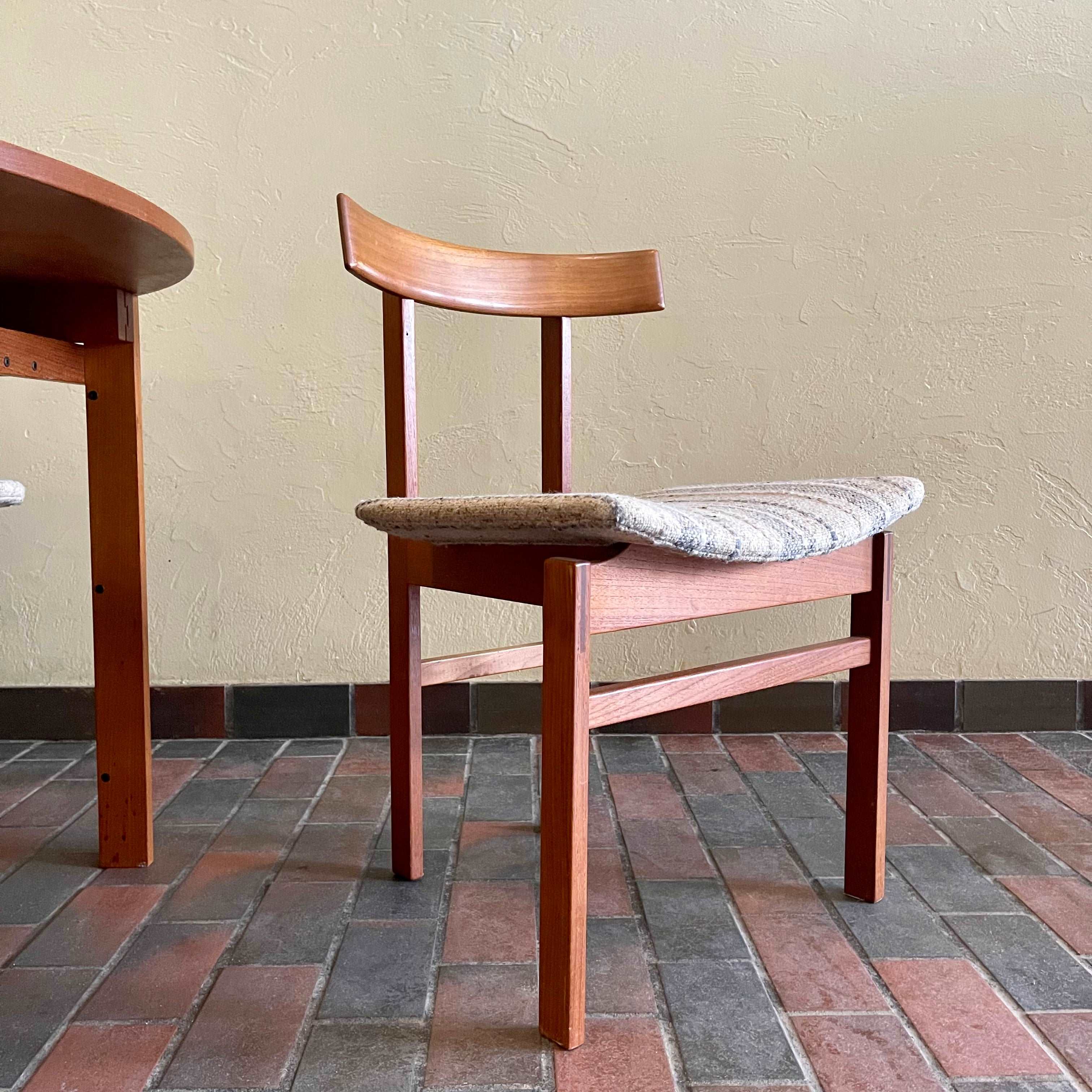Dining Chairs and Dining Table Set By Inger Klingenberg for France and Son, Denmark | Mr. Mansfield Vintage