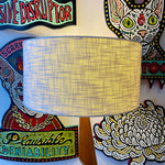 Load image into Gallery viewer, Refinished 1960s Danish Mid-Century Modern Sculpted Teak ZigZag Table Lamp
