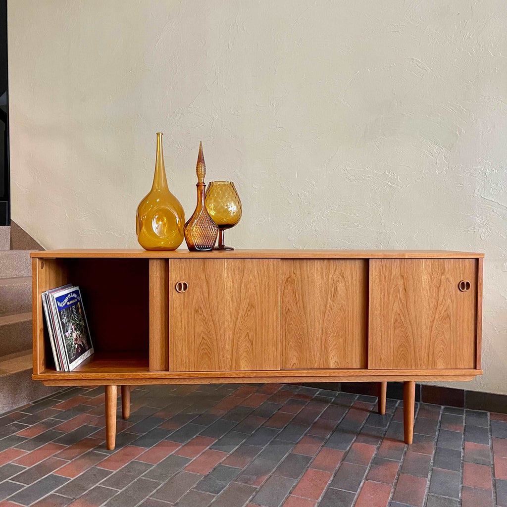 Mid Century Danish Teak Sideboard Credenza | Mr. Mansfield Vintage 