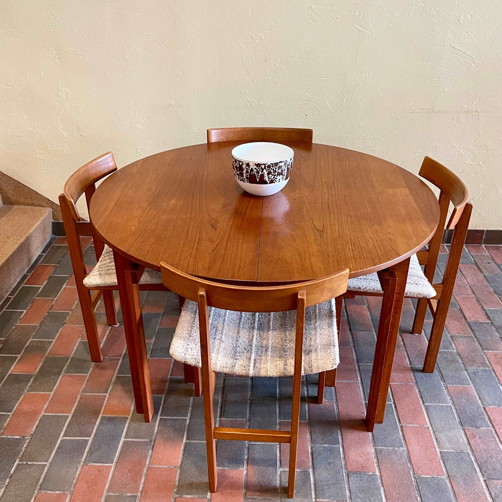 Dining Chairs and Dining Table Set By Inger Klingenberg for France and Son, Denmark | Mr. Mansfield Vintage