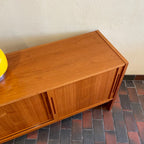 Small Vintage Teak Storage Cabinet Records Stereo Equipment | Mr. Mansfield Vintage