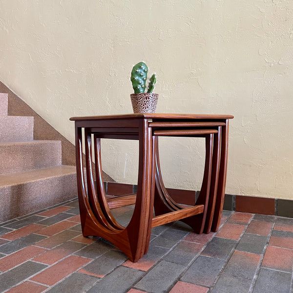 Mid Century Teak "ASTRO" Nesting Tables by G Plan | Mr. Mansfield Vintage 