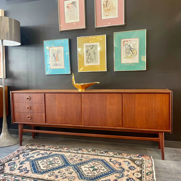 German Mid Century Modern Teak Sideboard by BARTELS | Mr. Mansfield Vintage 