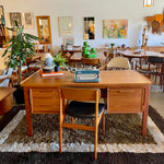 Load image into Gallery viewer, Mid-Century Danish Teak Executive Desk
