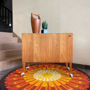 Danish Teak Hydraulic Pop Up Drinks Cabinet Bar by Kai Kristiansen | Mr. Mansfield Vintage