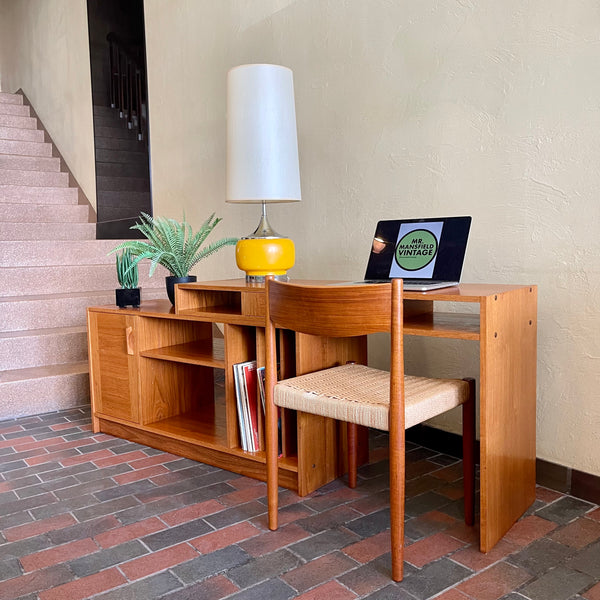  Vintage Expandable Entertainment Unit and Desk | Mr. Mansfield Vintage |