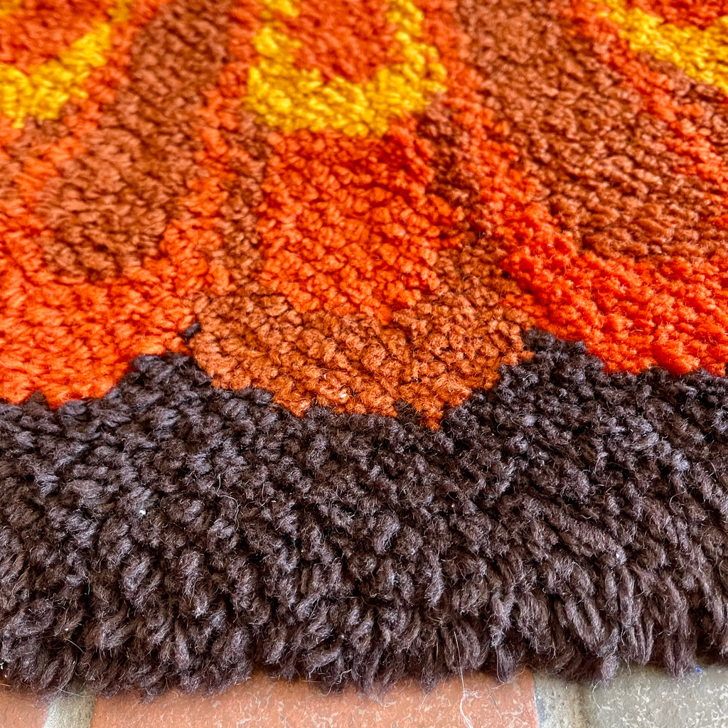  Mid Century Modern Scandinavian Starburst Raya Rug | Mr. Mansfield Vintage 