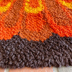  Mid Century Modern Scandinavian Starburst Raya Rug | Mr. Mansfield Vintage 