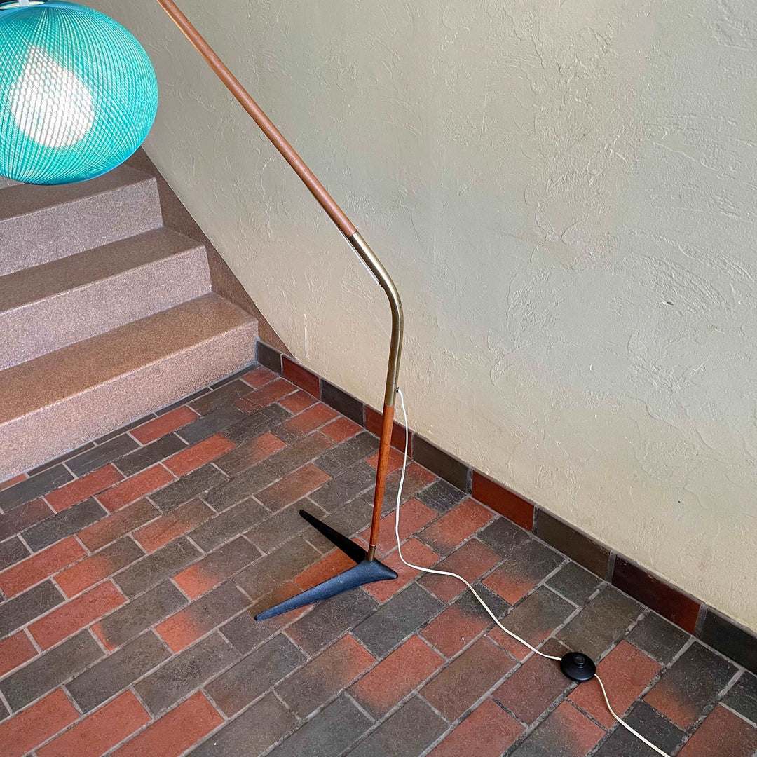 Mid Century Danish “Fishing Pole” Floor Lamp by Svend Aage Holm Sorensen | Mr. Mansfield Vintage 