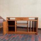  Vintage Expandable Entertainment Unit and Desk | Mr. Mansfield Vintage 