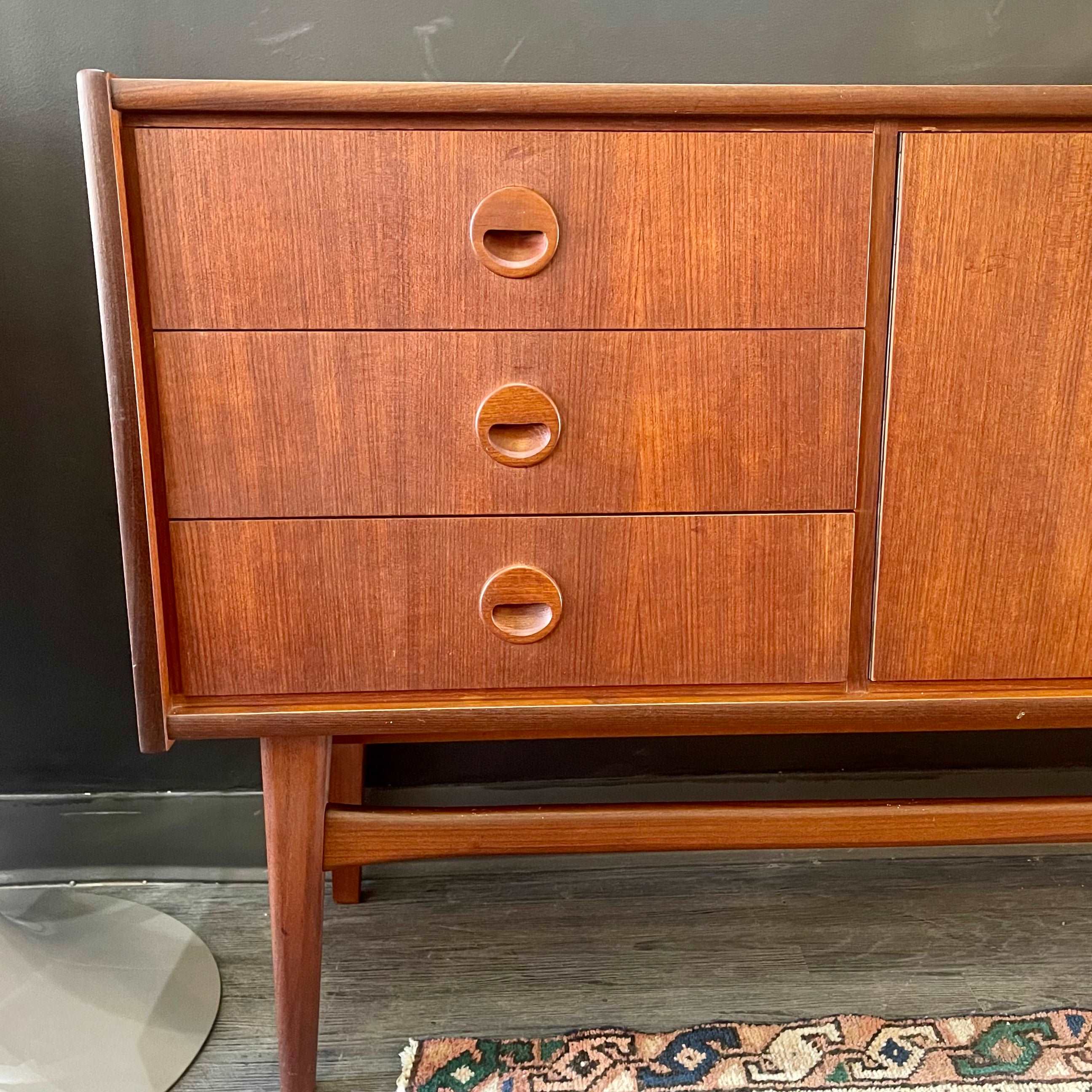 German Mid Century Modern Teak Sideboard | Credenza by BARTELS | Mr. Mansfield Vintage