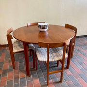 Dining Chairs and Dining Table Set By Inger Klingenberg for France and Son, Denmark | Mr. Mansfield Vintage