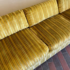 Vintage Golden Velvet Sofa | Mr. Mansfield Vintage 
