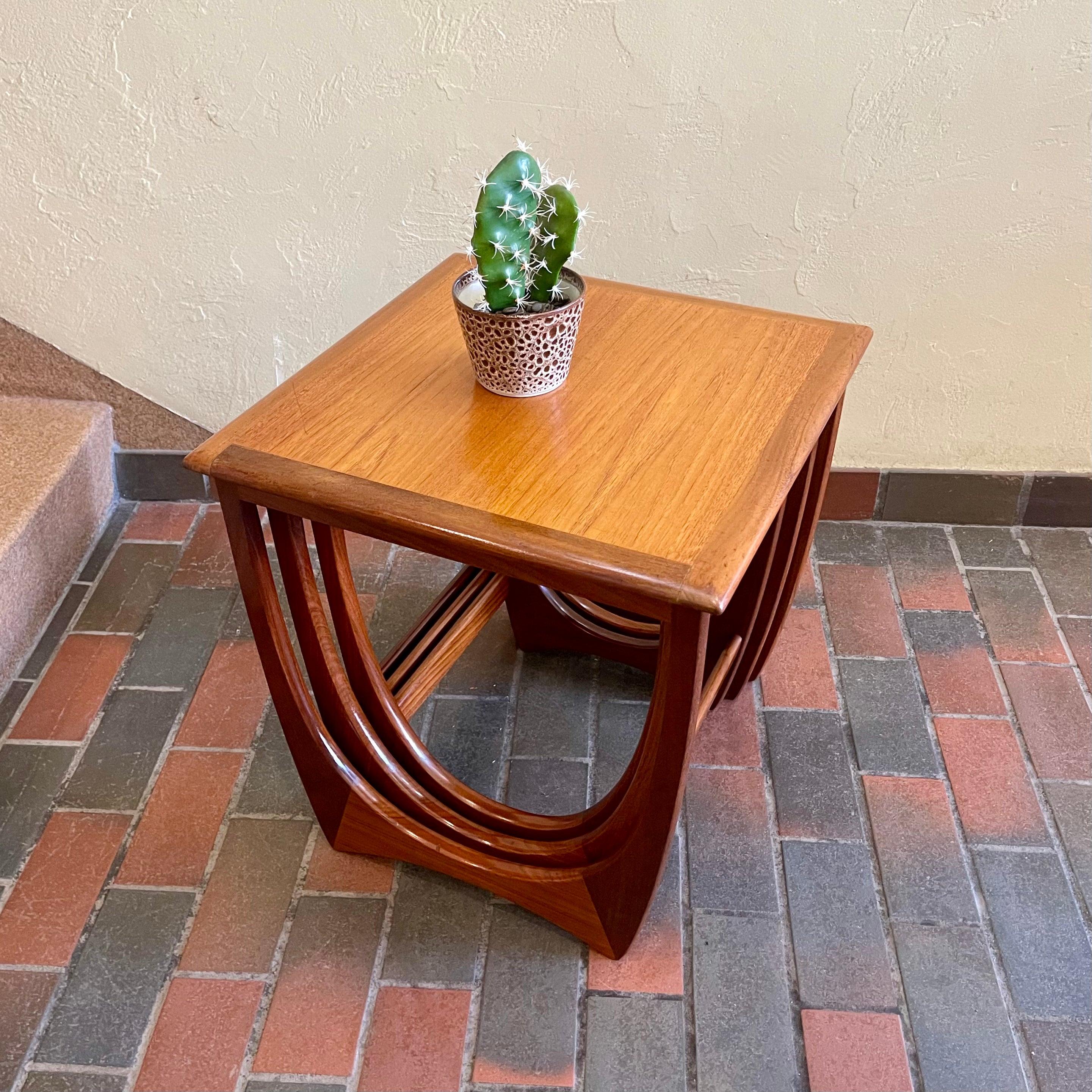 Mid Century Teak "ASTRO" Nesting Tables by G Plan | Mr. Mansfield Vintage 