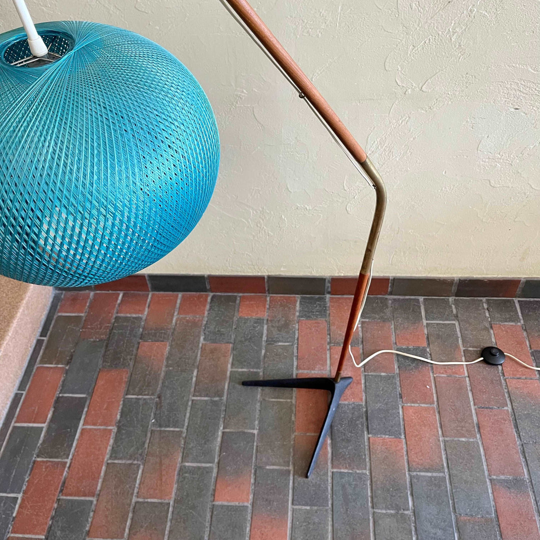 Mid Century Danish “Fishing Pole” Floor Lamp by Svend Aage Holm Sorensen | Mr. Mansfield Vintage 