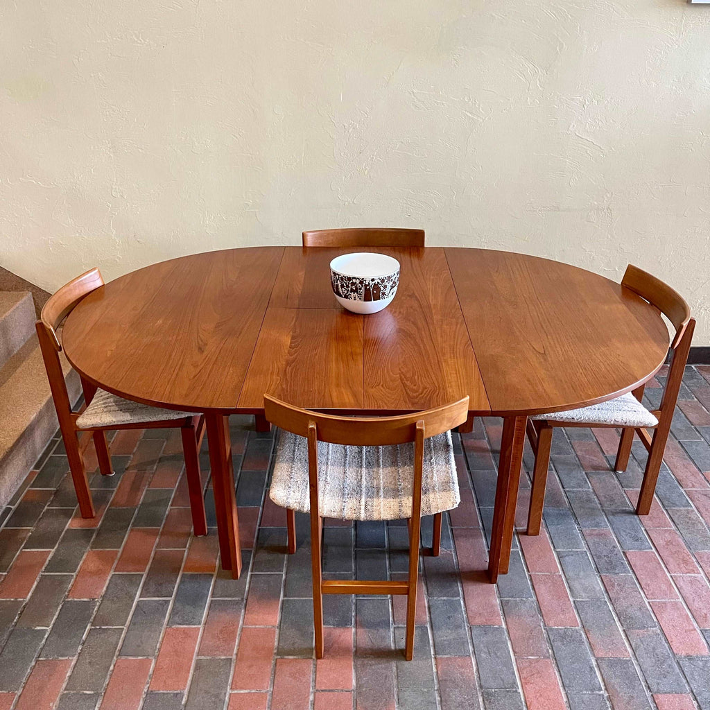 Dining Chairs and Dining Table Set By Inger Klingenberg for France and Son, Denmark | Mr. Mansfield Vintage