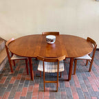 Dining Chairs and Dining Table Set By Inger Klingenberg for France and Son, Denmark | Mr. Mansfield Vintage