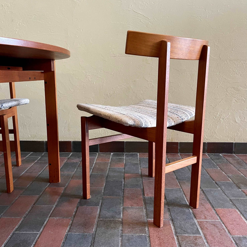 Dining Chairs and Dining Table Set By Inger Klingenberg for France and Son, Denmark | Mr. Mansfield Vintage